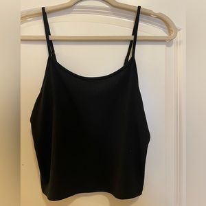 American Eagle Black Crop Top Size M